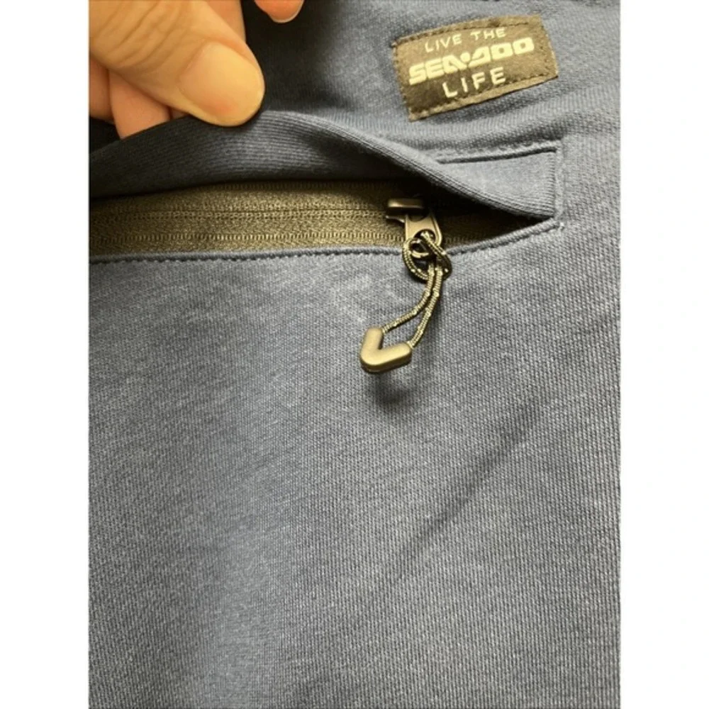 Sea-Doo‎ Men's French Terry Jogger Shorts Navy Size 2XL